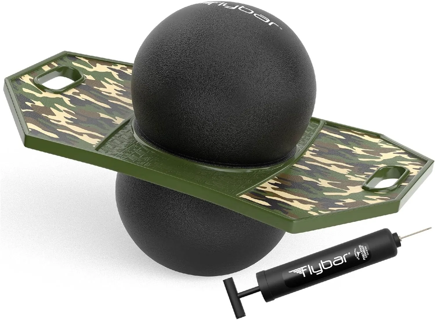Flybar Pogo Trick Ball for Kids, Bounce Board for Boys and Girls Ages 6 , Up to 160 lbs, Includes Pump, Easy to Carry Handle, Durable Plastic Deck Indoor, Outdoor Toy Pogo Jumper,