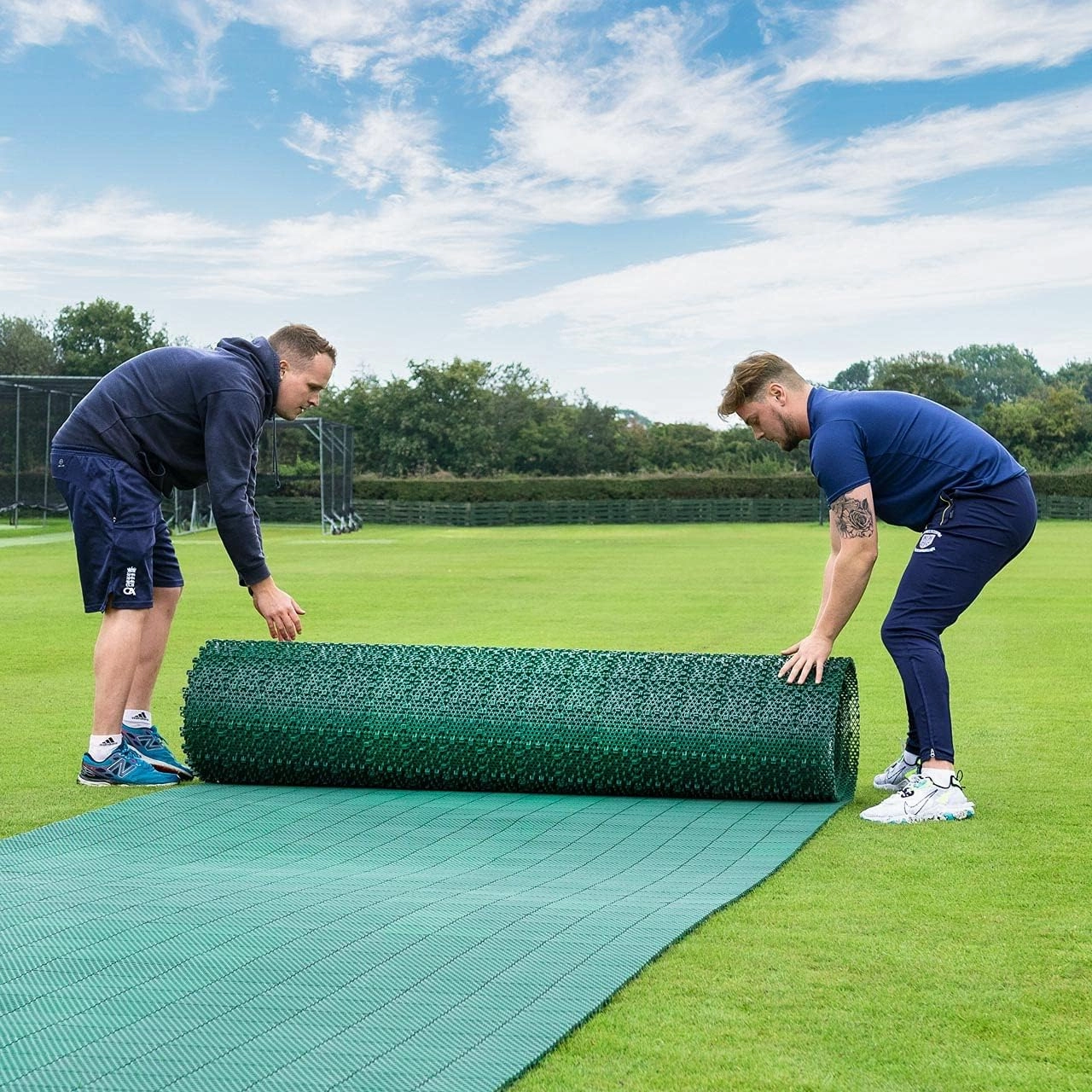 FORTRESS Instant Cricket Pitch Matting - 6X Lengths | Ideal for Backyard Practice & Matches | Easy Set Up - No Installation | Durable Indoor/Outdoor Roll Mat