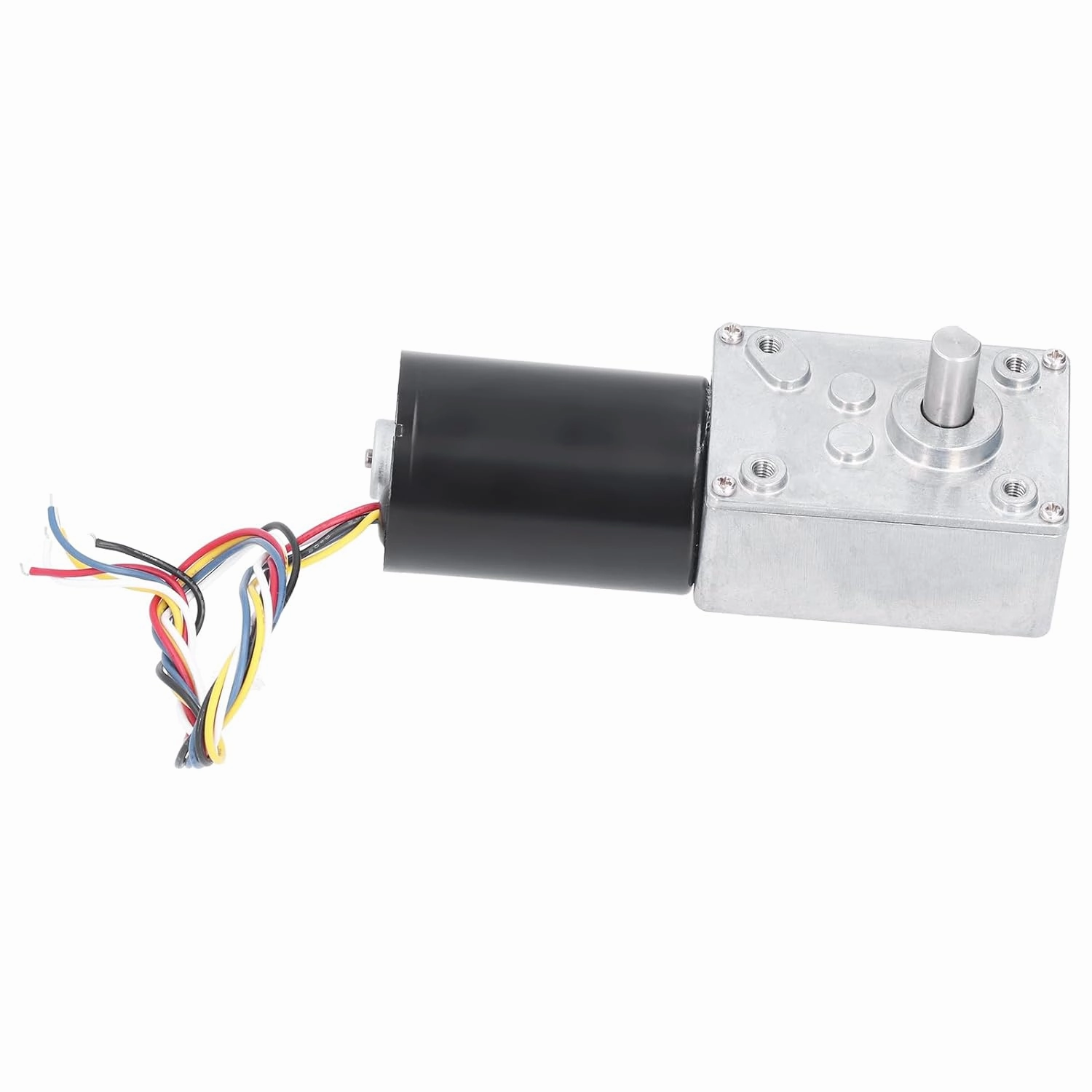 FTVOGUE Electric Gear Motor, Brushless Speed Reduction Motor, PWM Electric Gear 24V High Torsion with Builtin Sensor Drive, Ball Bearing Design, 36mm Steel Tube for (27RPM)