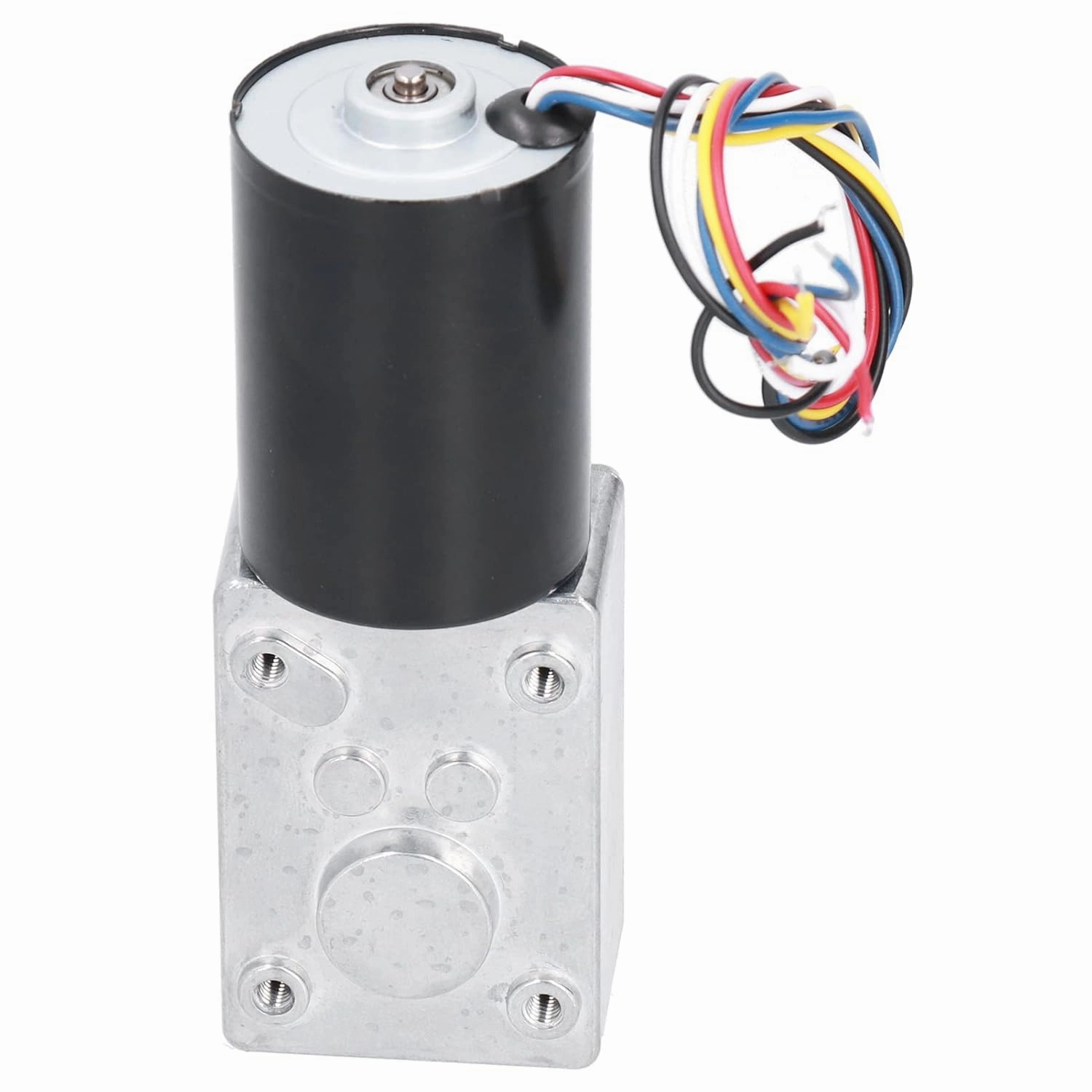 FTVOGUE Electric Gear Motor, Brushless Speed Reduction Motor, PWM Electric Gear 24V High Torsion with Builtin Sensor Drive, Ball Bearing Design, 36mm Steel Tube for (27RPM)