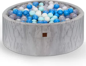 Fulton & Ivy Premium Baby and Toddler Ball Pit (35"x11.8") | Easy to Clean Memory Foam Ball Pit Made with Non-Toxic Materials | Durable Ball Pits for Toddlers 1-3 (Balls Not Included)