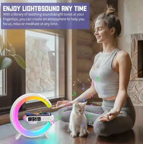G Shape Light Up Wireless Speaker
