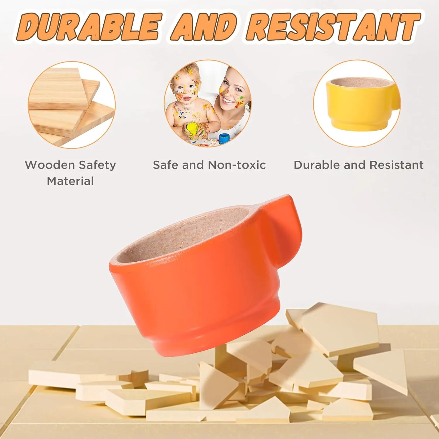 GAGAKU Wooden Play Food Sets for Kids Kitchen, Montessori Wooden Play Food Toys with Plates and Dishes for Toddler Boys & Girls Gifts