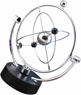 Garneck Perpetual Motion Desk Toy Desktop Decoration Metal Craftwork Space Toy