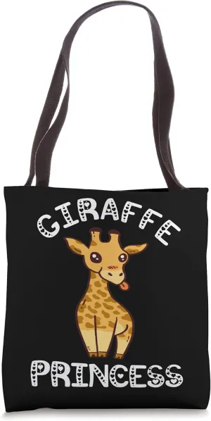 Giraffe Princess Camelopard Ruminant Savanna Africa Safari Tote Bag