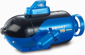 GoolRC Mini Remote Control Submarine, RC Submarine Toy 4-Channel Remote Control Toy Forward/Diving, Backward/Surfacing, Left Turn, Right Turn Yellow