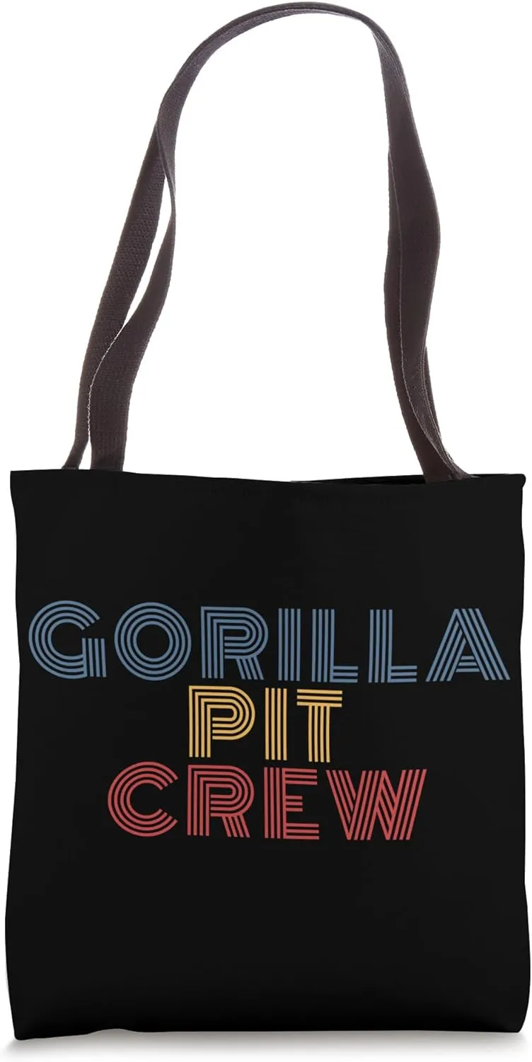 Gorilla Pit Crew - Honoring Primates & Wildlife Tote Bag