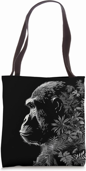 Gorilla Chimpanzee Chimp Jungle Monkey Ape Preservation Tote Bag