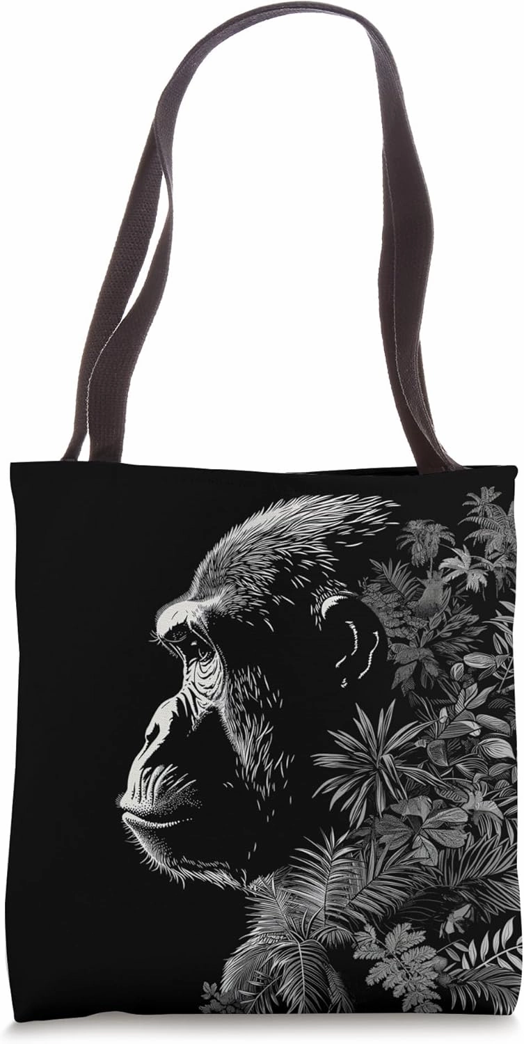 Gorilla Chimpanzee Chimp Jungle Monkey Ape Preservation Tote Bag