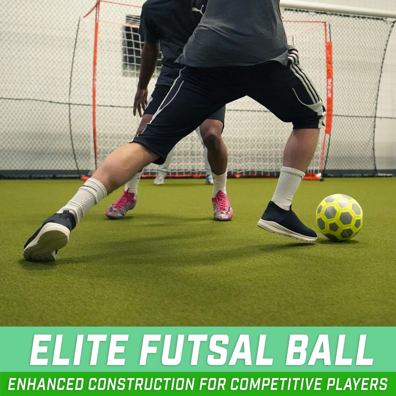 GoSports Elite Futsal Balls - Choose Single or Six Pack - Great for Indoor or Outdoor Futsal Games or Practice – Includes Pump