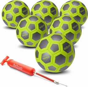 GoSports Elite Futsal Balls - Choose Single or Six Pack - Great for Indoor or Outdoor Futsal Games or Practice – Includes Pump