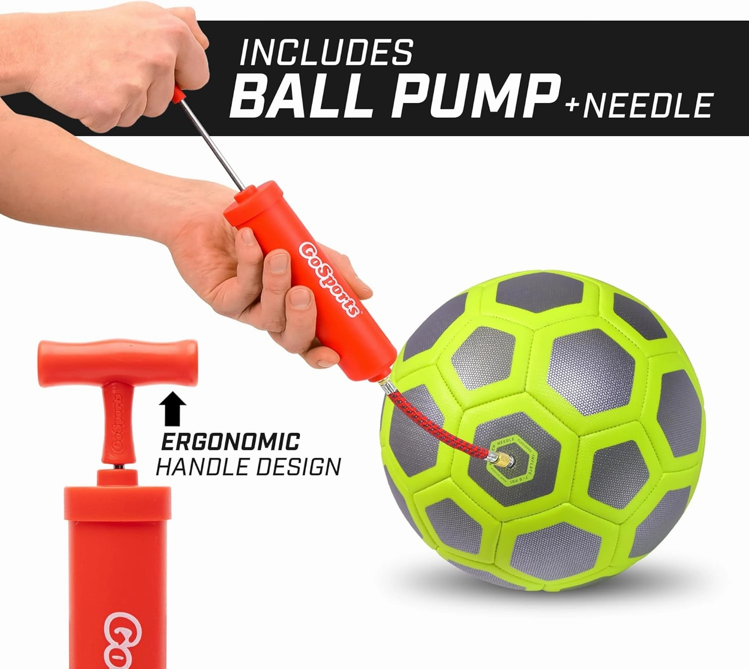 GoSports Elite Futsal Balls - Choose Single or Six Pack - Great for Indoor or Outdoor Futsal Games or Practice – Includes Pump