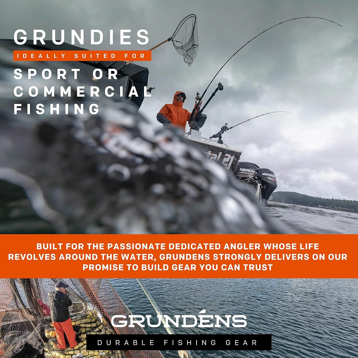 Grundens Men’s Grundies Mid 1/4 Top | Base Layer, Anti-Odor