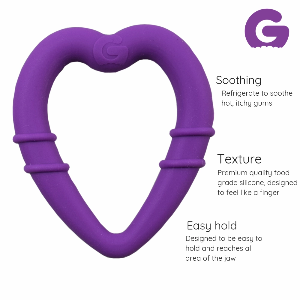 Gummee Double Pack Teething Mitten Yellow and Pink