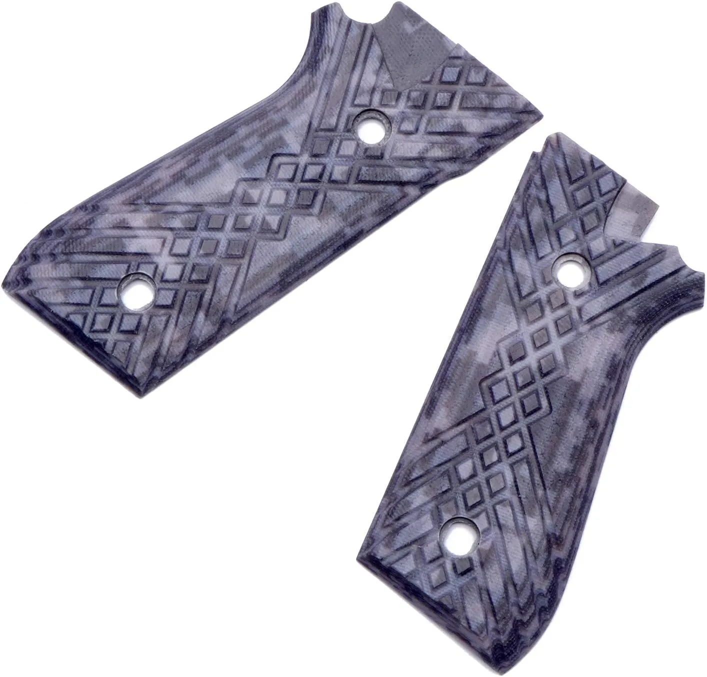 Guuun G10 Grips for Taurus PT92 Grip Compatible with PT 92/99/100/101 and Decocker Crosshatch Texture - 6 Color Options