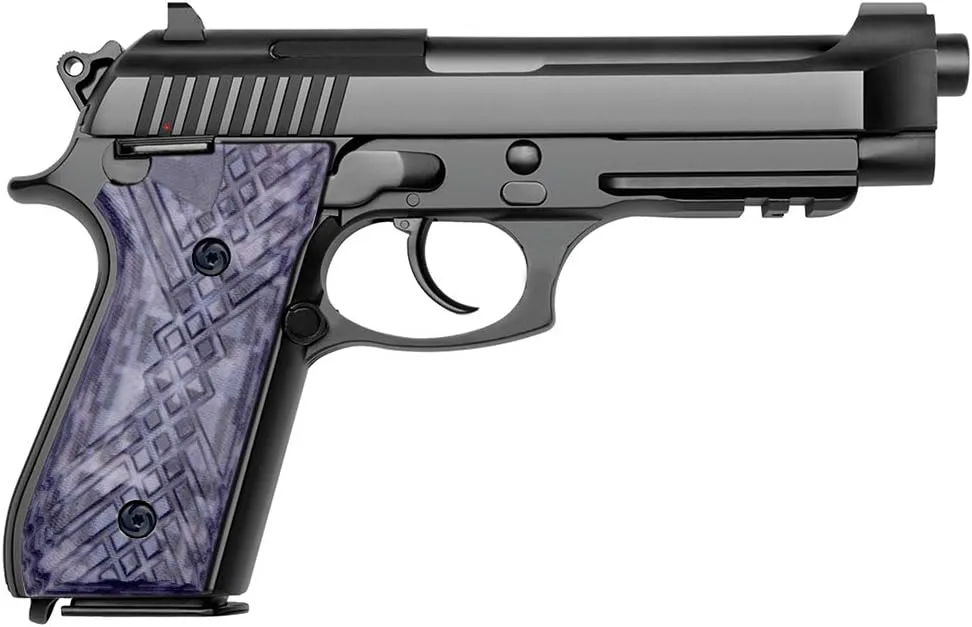 Guuun G10 Grips for Taurus PT92 Grip Compatible with PT 92/99/100/101 and Decocker Crosshatch Texture - 6 Color Options