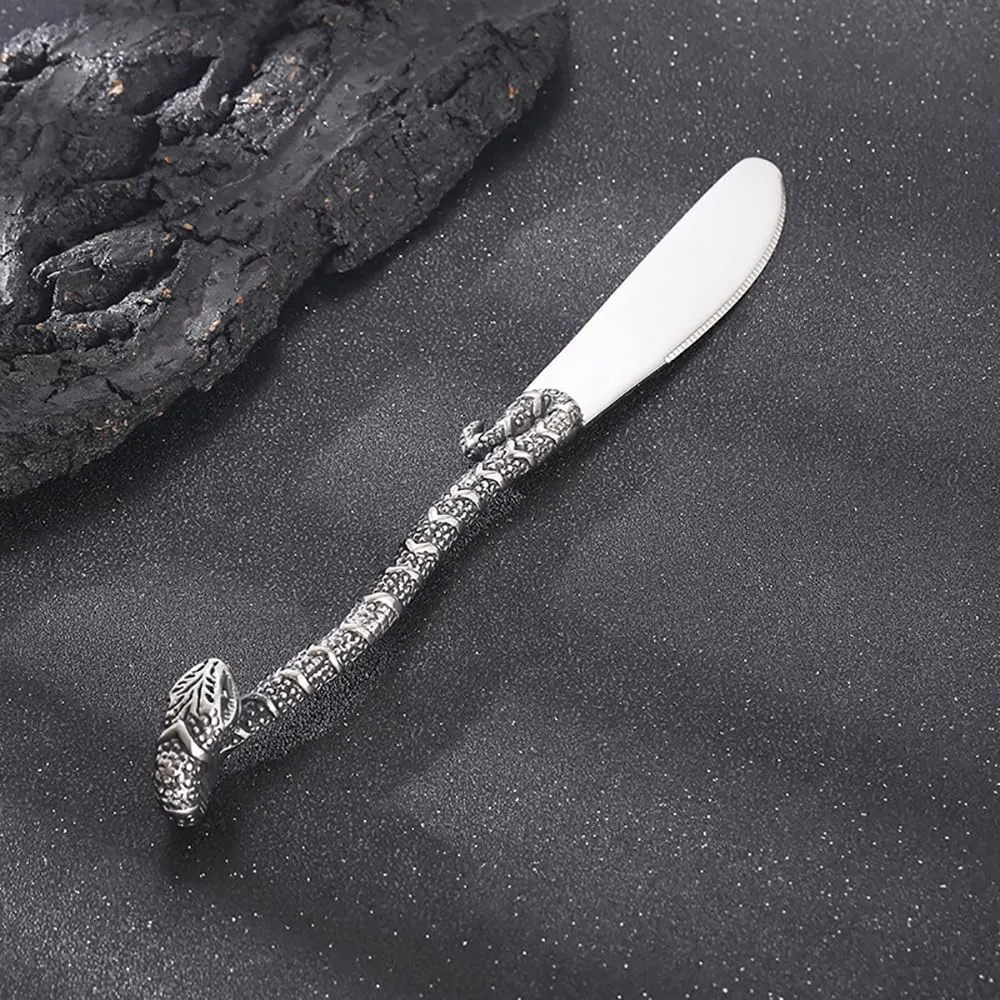 Halloween Essentials Cutlery Set Silverware Creative Snakes Handle Silverware Set Flatware Set for 4 Food-Grade 18/10 Stainless Steel include Dinner Forks Spoons Knives