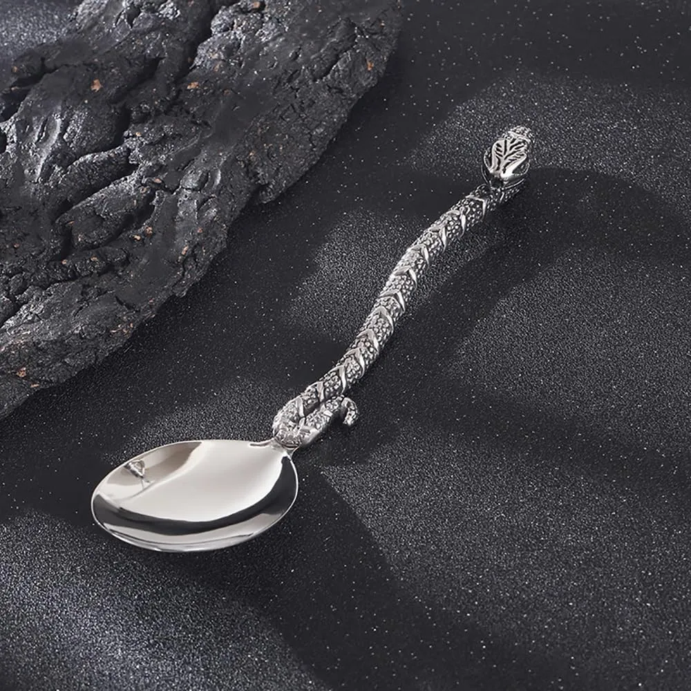 Halloween Essentials Cutlery Set Silverware Creative Snakes Handle Silverware Set Flatware Set for 4 Food-Grade 18/10 Stainless Steel include Dinner Forks Spoons Knives