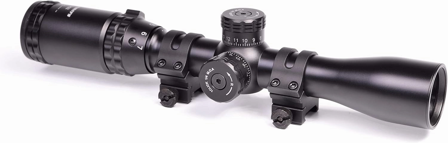 Hammers Cantilever Barrel Deer Slug Shotgun Scope 2-7x32 with Weaver Rings