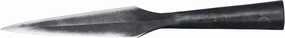 Hand Forged Viking Iron Spearhead - Medieval Jawline Viking Throwing Spearpoint Warrior, Double Side Blade