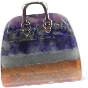 Handbag Craft Small Crystal Handbag Ornament for Energy Decor Scene Layout Adorn