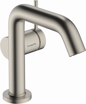 hansgrohe Tecturis S -Handle -Hole 6-inch Tall Bathroom Sink Faucet in Brushed Nickel, 73321821