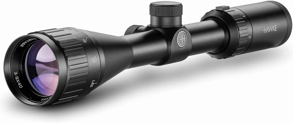 Hawke Hunting Precision H2 Optics Fast Focus Mil Dot Reticle Vantage 3-9x40 AO Riflescope, 14123