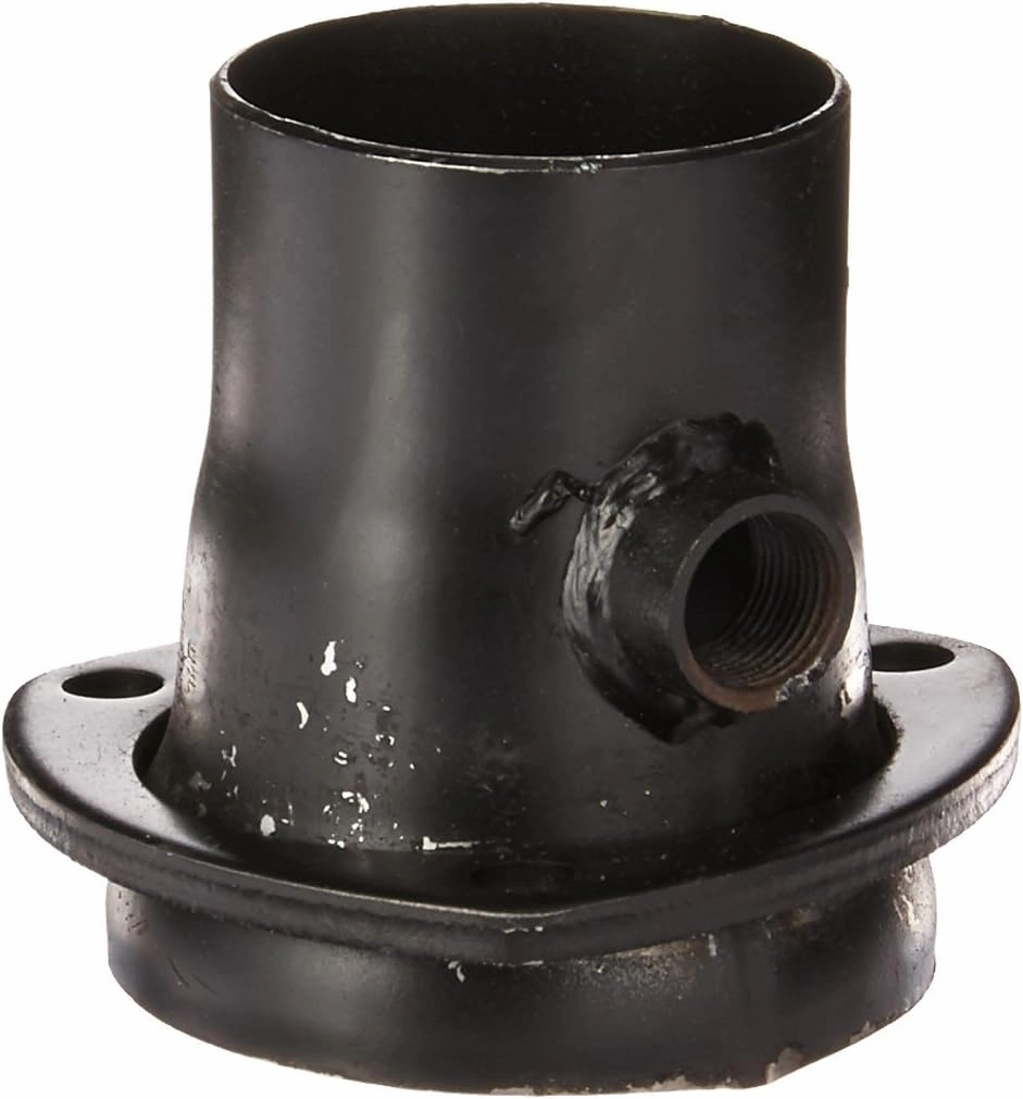 Hedman Hedders 21143 Oxygen Sensor Header Reducer Tube Size 2.5 in. Collector Size 3 in. w/Ball And Socket Flanges Mild Steel Oxygen Sensor Header Reducer