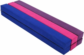High Stability Foldable Gymnastics Beam - Soft and Durable Beginner Training Equipment for Home Use, 2.2m Length, Portable with Stainless Steel Feet