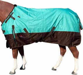HILASON 1200D Turnout Light Winter Waterproof Rain Sheet Horse Sheet | Horse Sheet | Horse Turnout Sheet | Horse Sheets for Winter | Waterproof Turnout Sheets for Horses 72 in