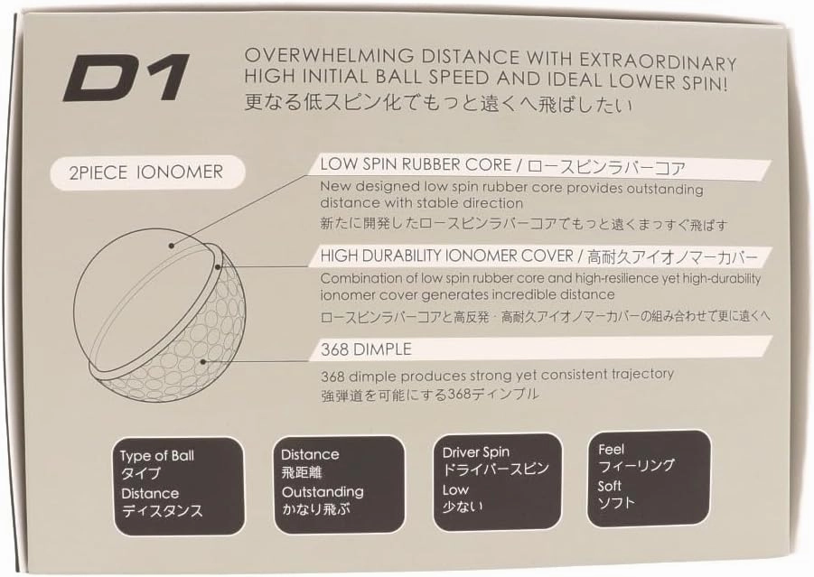 Honma 2022 D1 Ball BT2201