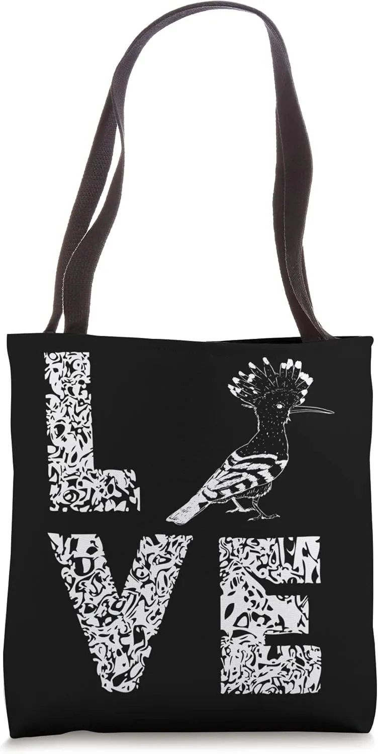 Hoopoe Cute Love Hoopoes Birdwatching Backyard Songbirds Tote Bag