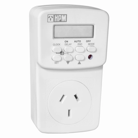 HPM 7days 24h Digital Timer/Time Delay Function/Home safe mode/LCD display