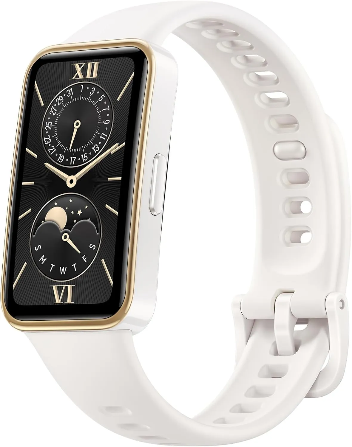 HUAWEI Band 9, Comfortable All-Day Wearing, Sleep Tracking, Fast Charging & Durable Battery, Intelligent Brightness Adjustments, 100 Different Workout Modes, Compatible with iOS&Android, White