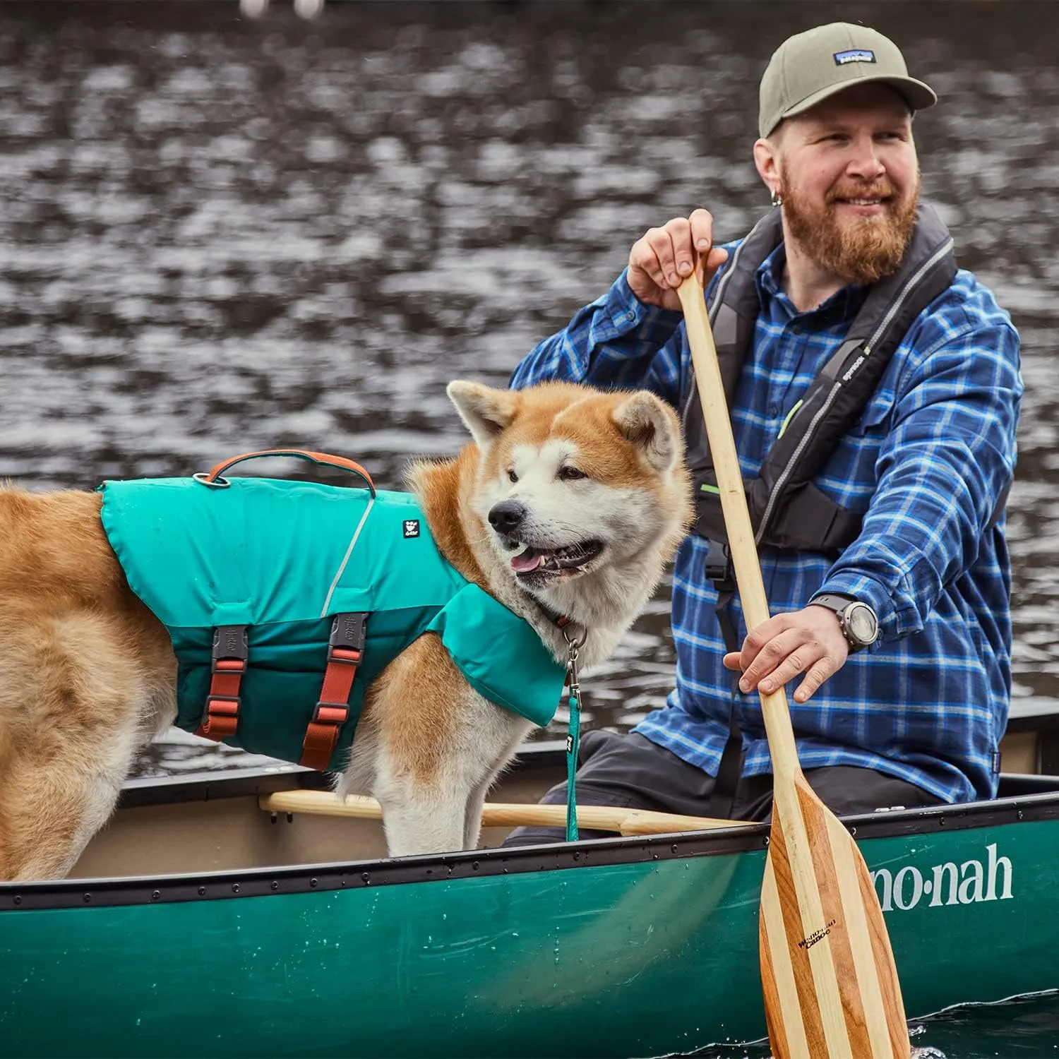 Hurtta ECO Life Savior, Dog Life Jacket, Buckthorn, 10-20 lb