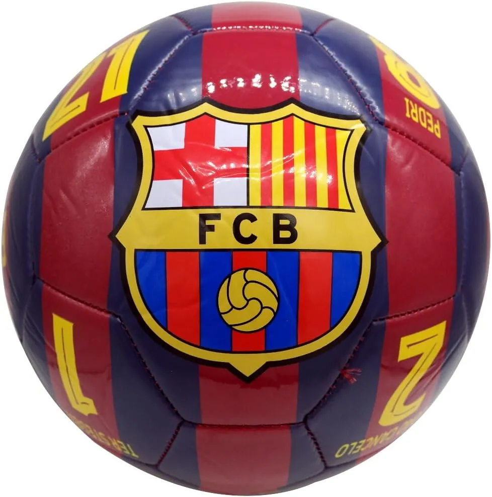Icon Sports FC Barcelona Soccer Ball Officially Licensed Player Ball Size 4