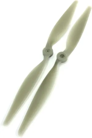 IIVVERR 2Pcs 356mmx178mm E 14x7 Khaki Plastic Propeller Prop for RC Helicopter (2Pcs 356mmx178mm E 14x7 Caqui Prop Hélice de plástico para helicóptero RC