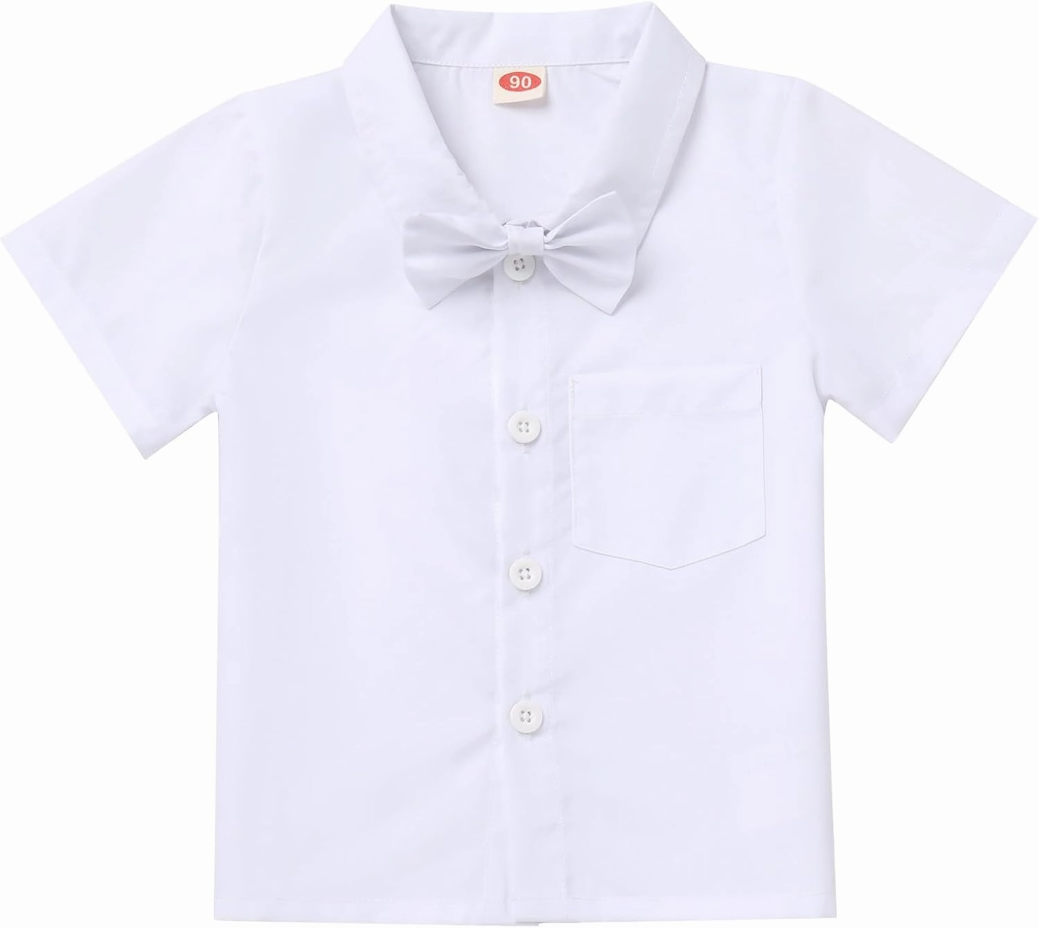 IMEKIS Toddler Baby Boy Baptism Christening Outfit Bowtie Dress Shirt Suspenders Shorts Birthday Wedding Party Suits
