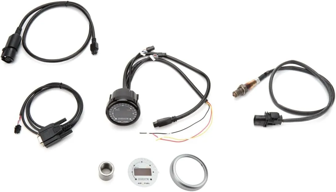 Innovate Motorsports 3924 39240 MTX-L Plus: Advanced Digital WIDEBAND AIR/Fuel Ratio Gauge KIT, 3 FT. Sensor Cable
