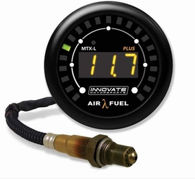 Innovate Motorsports 3918 39180 MTX-L Plus: Advanced Digital WIDEBAND AIR/Fuel Ratio Gauge KIT, 8 FT. Sensor Cable