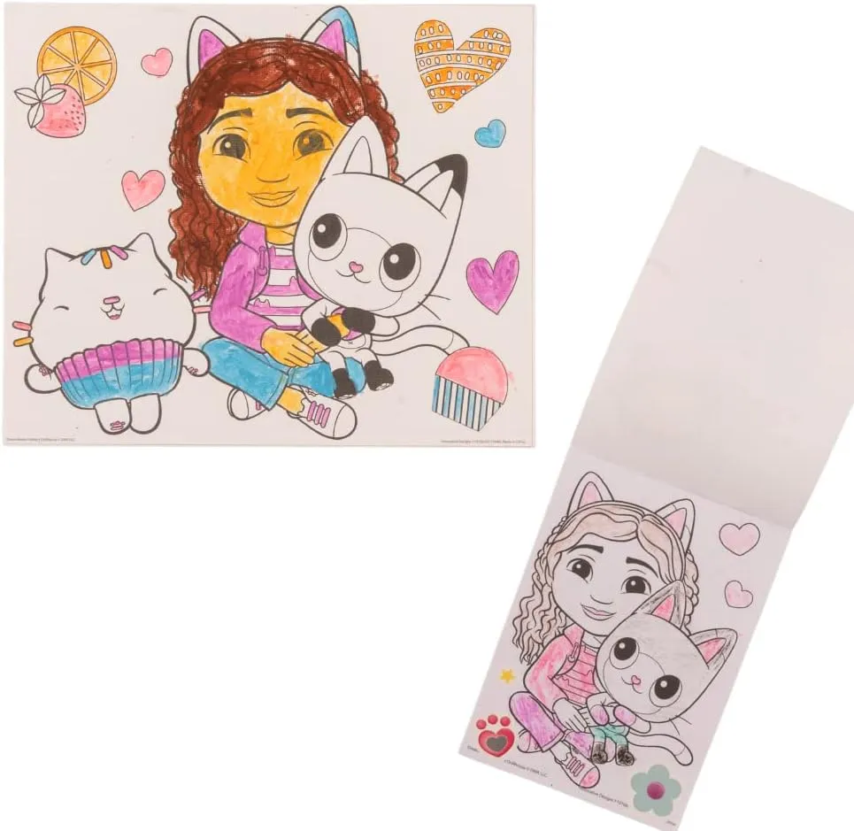 Innovative Designs Gabbys Dollhouse Creative Coloring Canvas Painting and Activity Set for Kids, 1000  pcs