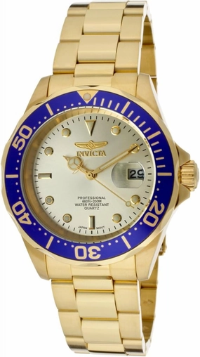 Invicta Pro Diver Stainless Steel Men's Quartz Watch - 40mm