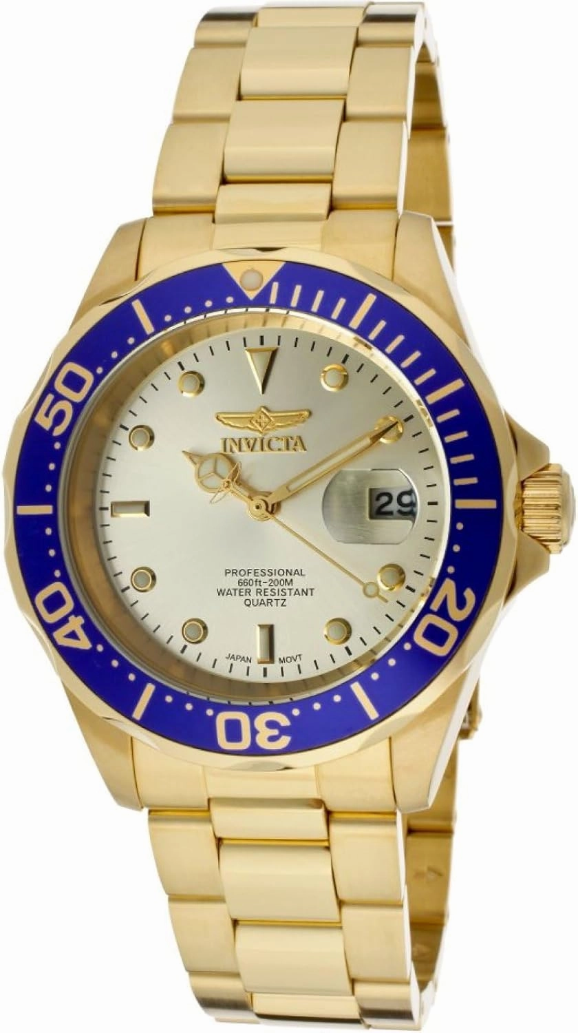 Invicta Pro Diver Stainless Steel Men's Quartz Watch - 40mm