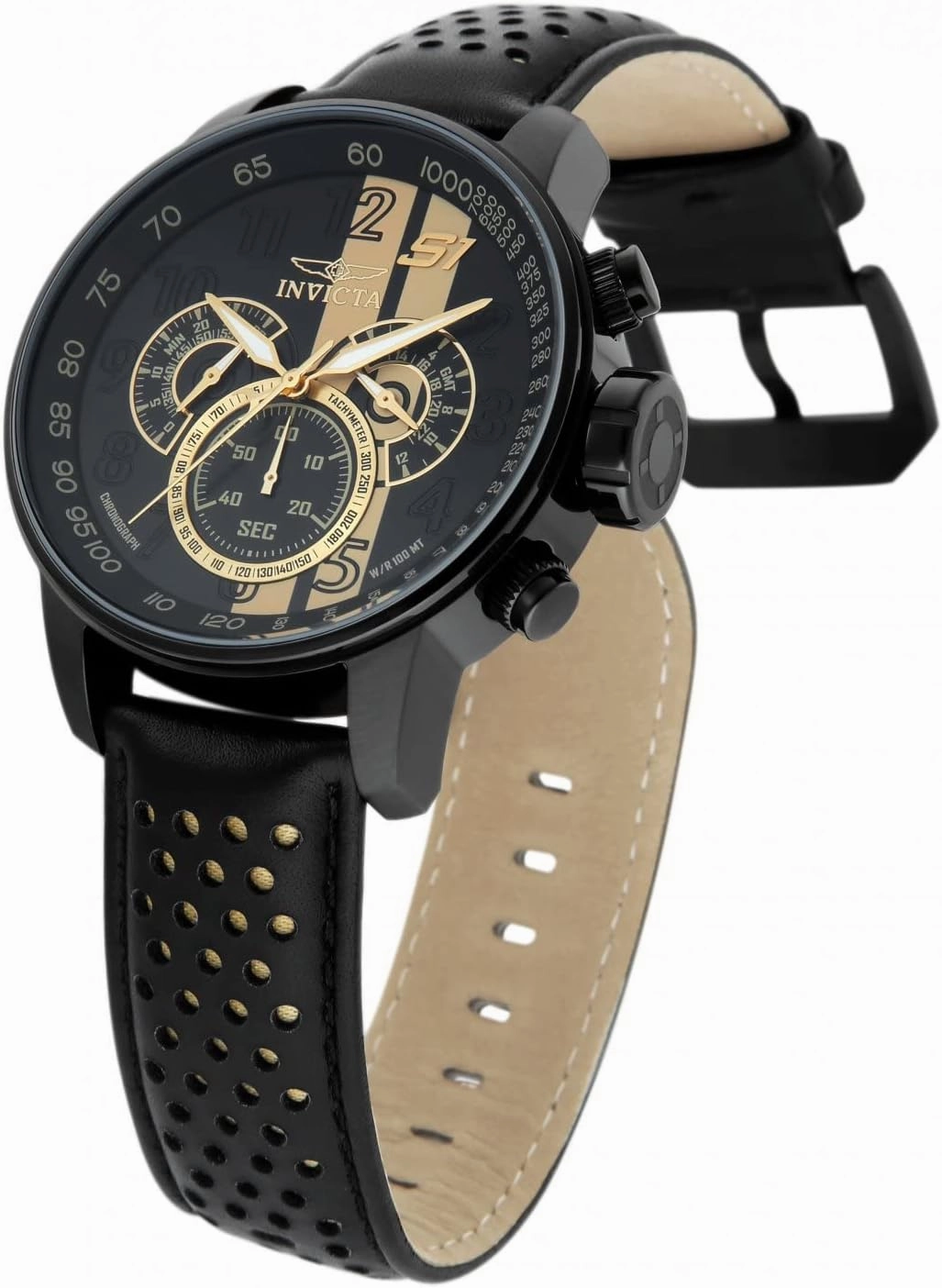 Invicta S1 Rally Stainless Steel Men's Quartz Watch - 48mm