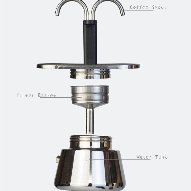 Italian Coffee Pot - Creative Espresso Maker