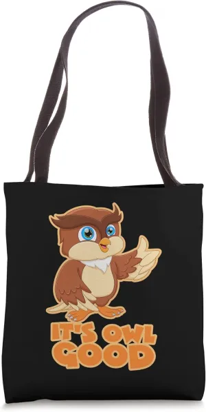 It's Owl Good night, moon, crook, tribals, tropics Owl Tote Bag