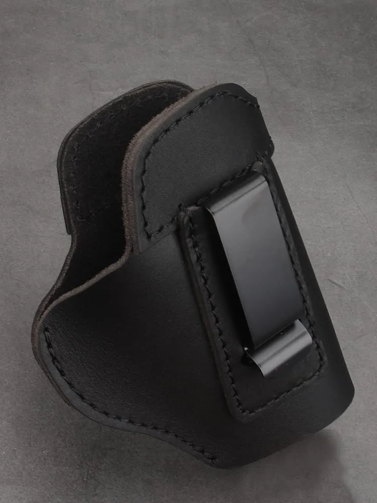 IWB Leather Holster for Full-Size/Compact Pistols Genuine Leather Gun Holster for Glock17/19/26/43 SigSauerP220/P226/P229/P239/P250 SpringfieldHellcat XD/XDS/XDM