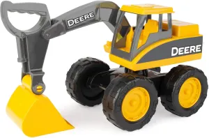John Deere Sandbox Big Scoop Excavator Toy with Tilting Dump Bed - Construction Toys - Frustration Free Packaging FFP - 15 Inch