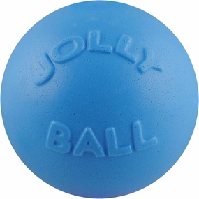 Jolly Pets Bounce-n-Play Dog Toy Ball, 8 Inches/Large, Blueberry, (Model: 2508 BB)