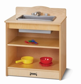 Jonti-Craft 2428JC Toddler Kitchen Sink - Kids Wooden Toy Sink